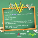 LIVE ESPECIAL: Lançamento do Comitê Estadual de Mobilização pela implementação da Lei Federal n° 13.935/19