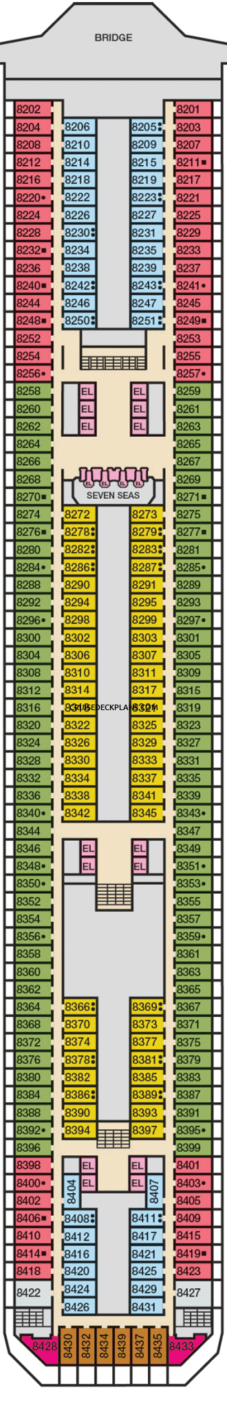 Carnival Victory Verandah Deck Plan Tour