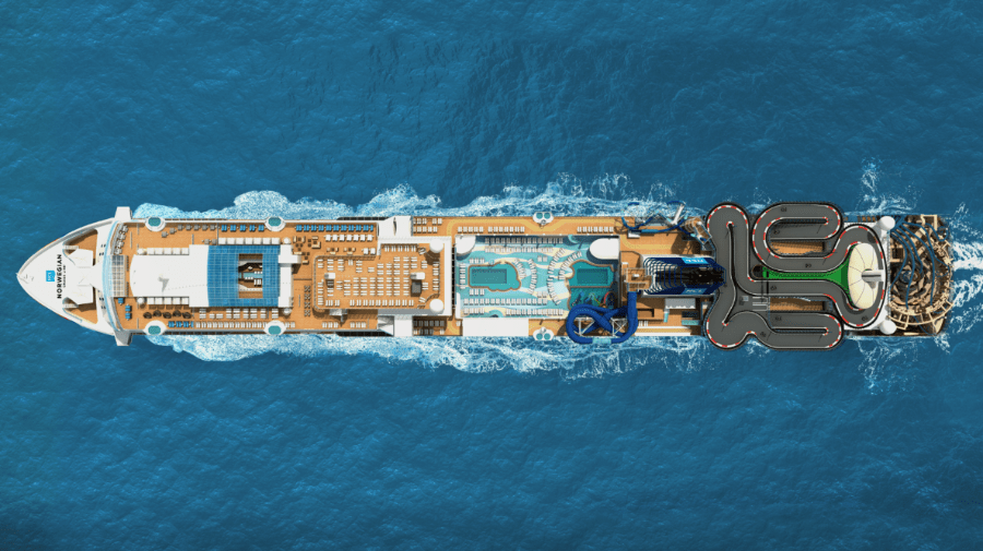 Norwegian Encore To Feature The Largest Race Track At Sea