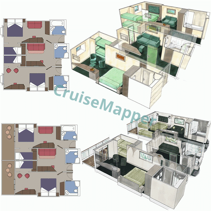 Msc Grandiosa Cabins And Suites Cruisemapper