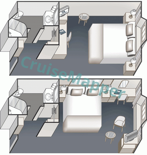 Crown Princess Cabins And Suites Cruisemapper
