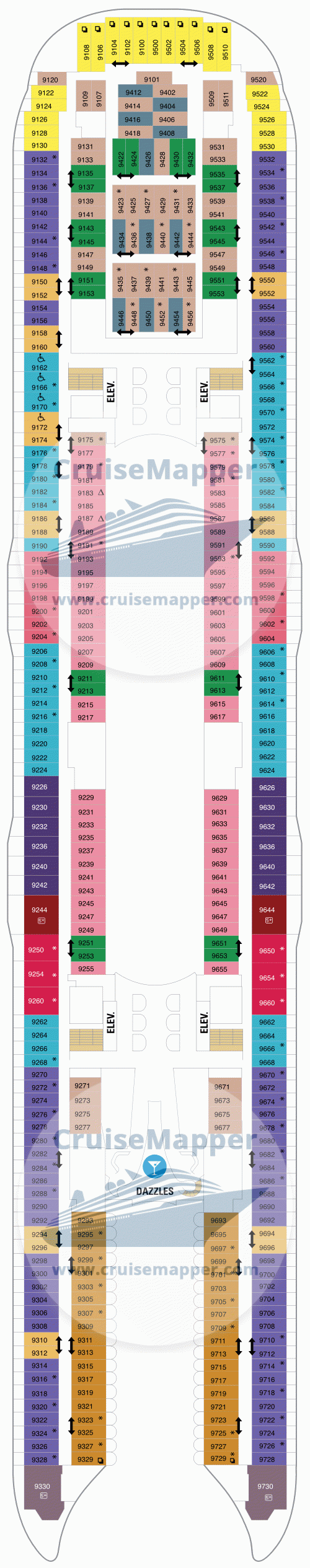 Harmony Of The Seas Deck 9 Plan Cruisemapper