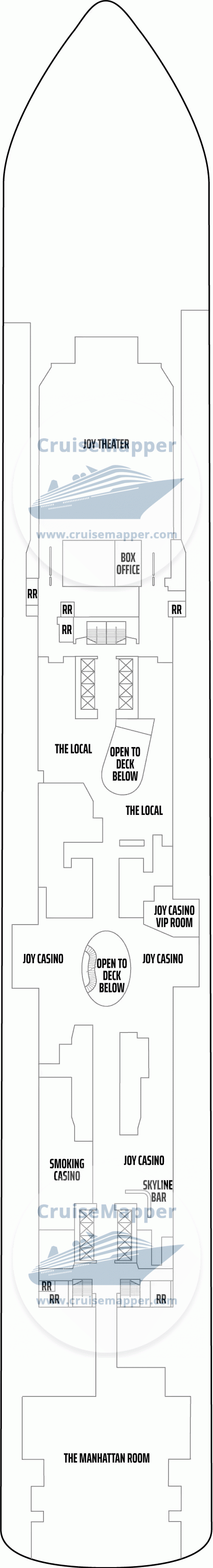 Norwegian Joy Deck 7 Plan Cruisemapper