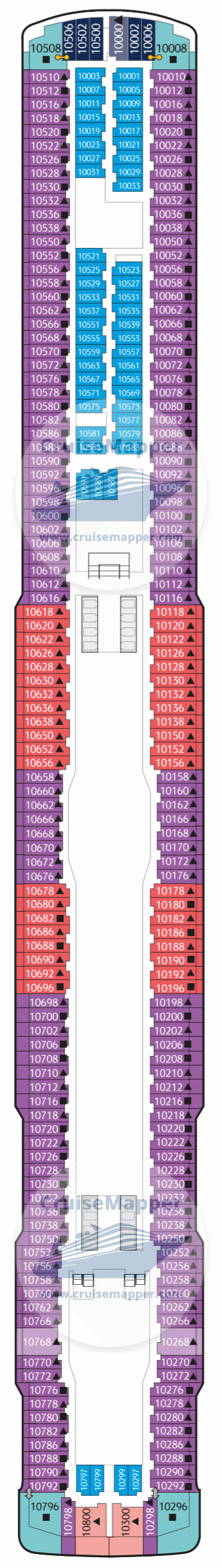 Genting Dream Deck 10 Plan Cruisemapper