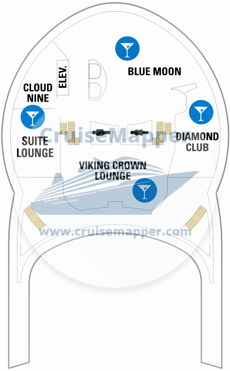 Adventure Of The Seas Deck 14 Plan Cruisemapper