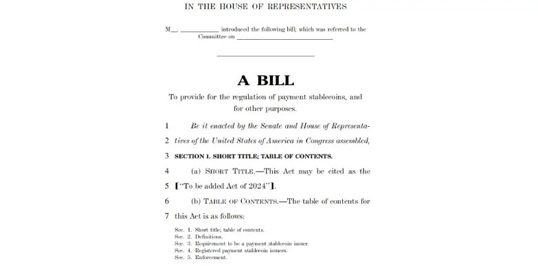 Maxine Waters Stablecoin Regulation Bill