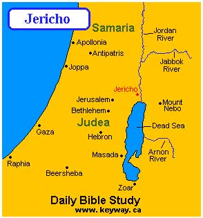 Ancient Jericho Map JerichoMap 