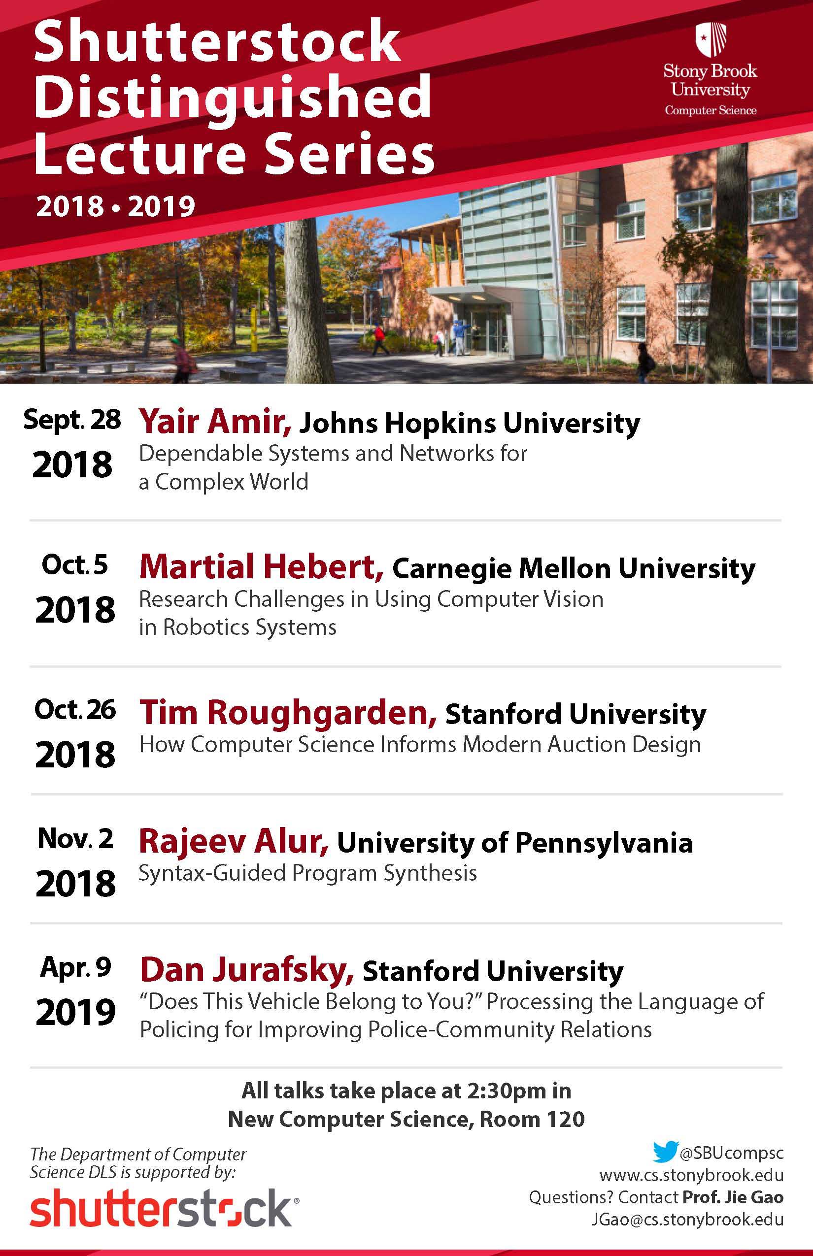 Shutterstock distinguished lecture series (dls)
