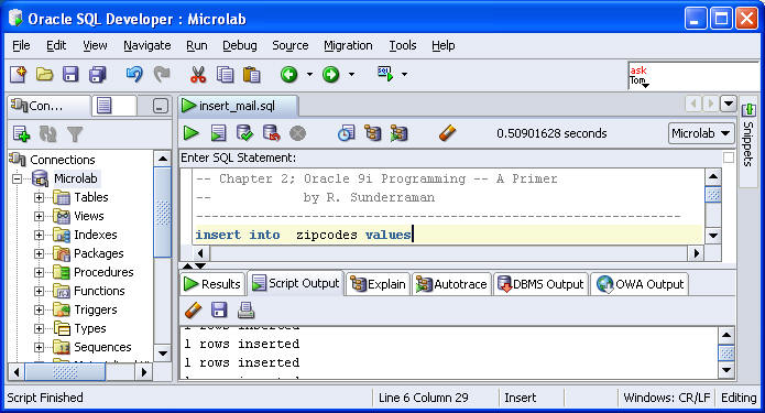 Installation of SQL Developer