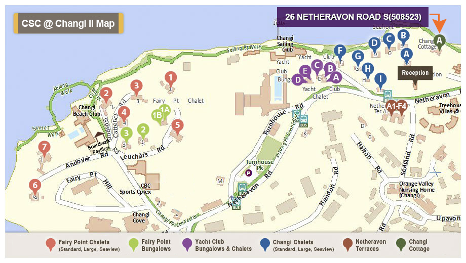 CSC Changi Stay Changi Chalets LayoutMap 