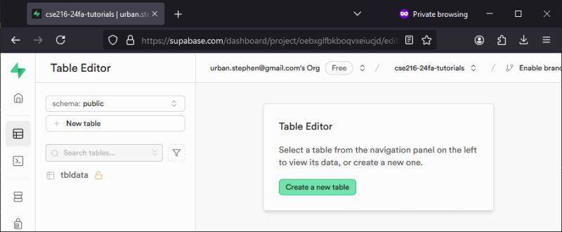 Use Supabase To View And Modify Database Lehigh University Cse216 Software Engineering Tutorials - High Quality Space Image - 8K