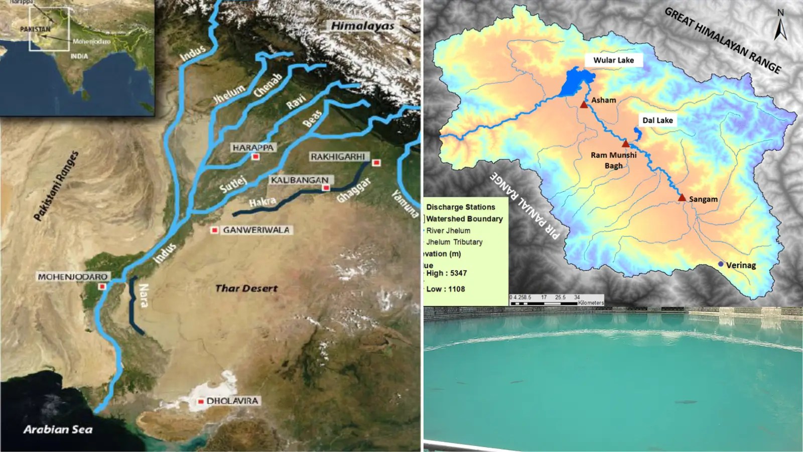 Gomti River Origin Map Tributaries Length Confluence Jhelum River.webp