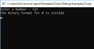 Converting Algorithm of Decimal to Binary in C# – Programming ...
