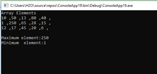 how to find minimum value in 2d array java