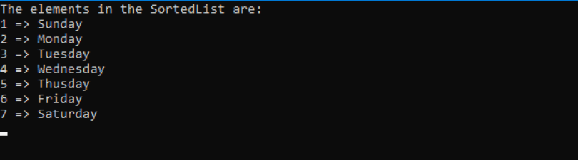 C# SortedList Examples – Programming, Pseudocode Example, C# ...