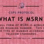 What Is MSRN? How It Is Used In Roaming? How A Mobile Gets MSRN?
