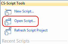 Opening Cs Script Tools Window - Dark Pictures - Artistic Ultra HD Collection