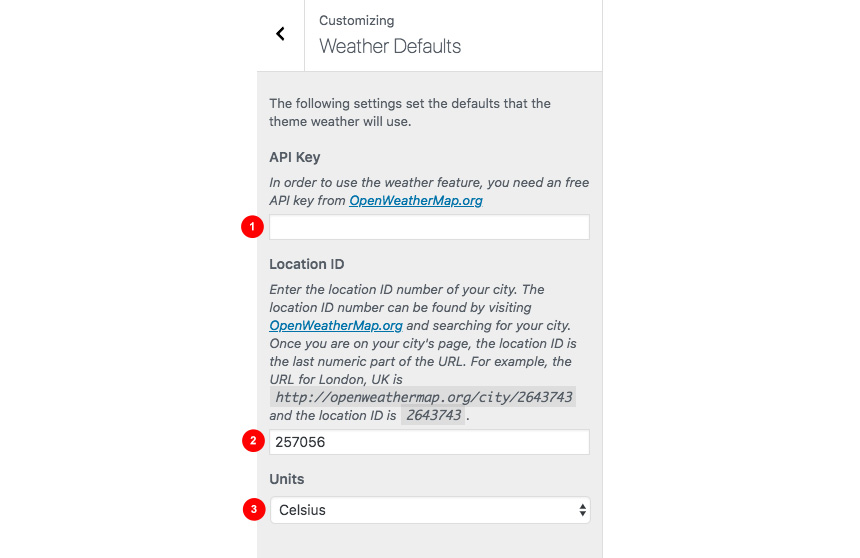 Here's how to import your celsius api into accointing.com1. Setting Up The Weather On Our Themes Cssigniter