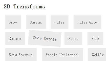Creating Hover Effects with CSS3 Animations – hover.css