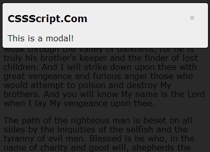 Creating Simple Modal Windows with kbModal.js