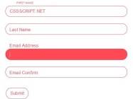 Animated Input Labels with Pure CSS CSS3