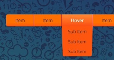3D Flipping Dropdown Navigation with Pure CSS3
