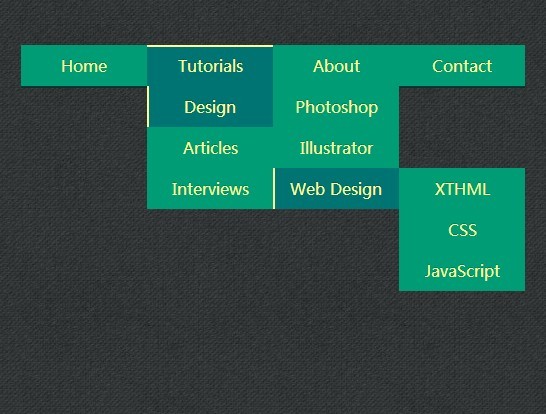 Animated Dropdown Navigation with CSS3 Transitions
