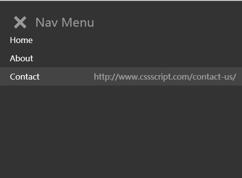 CSS3 Only Off-canvas Navigation with Animated Toggle Icon
