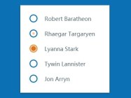 Google Material Design Animated Radio Buttons with Pure CSS3