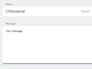 Pure CSS Floating Labels For Text Fields