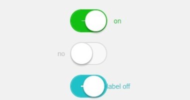 iOS 7 Style Switches with Pure CSS CSS3