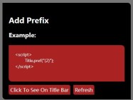 Browser Title Bar Manipulation JavaScript Library - title.js