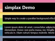Simple Background Parallax Scrolling Effect - simplax