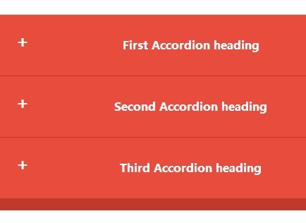 Smooth Responsive Accordion Widget With JS and CSS3