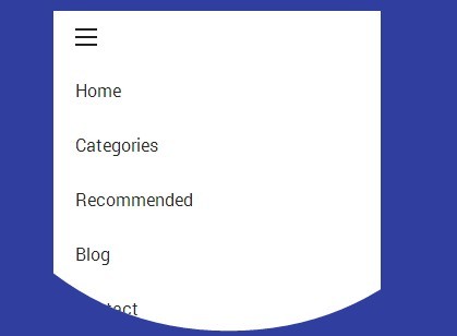 Material Design Inspired Morphing Menu with CSS3 Transitions