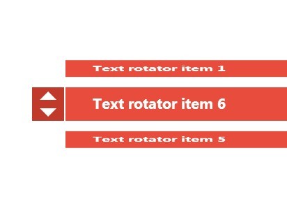 Pure CSS/CSS3 Text Rotator