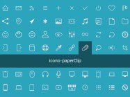 70+ Pure HTML CSS UI Icons - icono