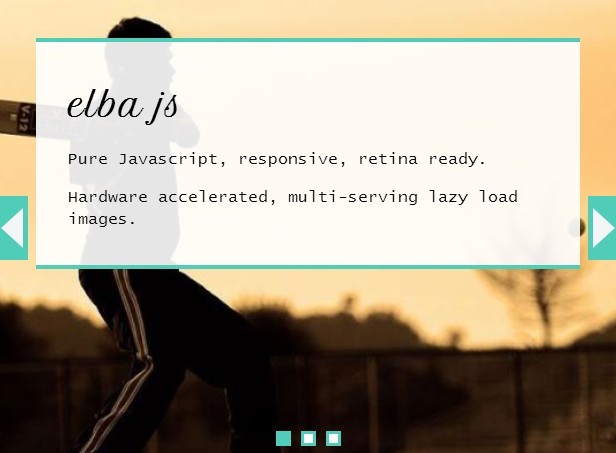 Responsive & Touch Enabled Content Slider – elba.js