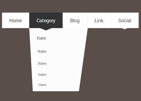 Pure CSS Dropdown Menu with 3D Flipping Animation | CSS Script