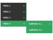 Pure CSS Vertical Multi-level Navigation Menu