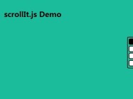 Pure JavaScript Library For One Page Scrolling Website - scrollIt.js