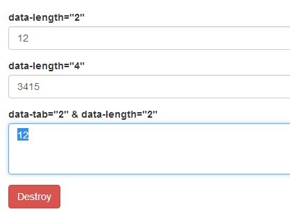 Pure JS Library For Auto Tab Text Fields