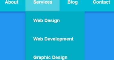 Simple Clean Pure CSS3 Dropdown Menu