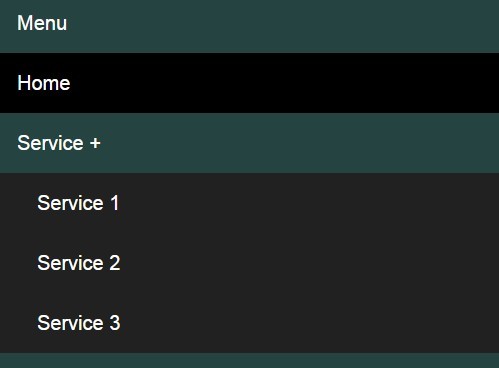 Pure CSS Mobile-compatible Responsive Dropdown Menu