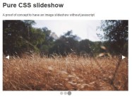 Basic Image Slideshow with Pure CSS