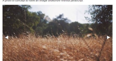 Basic Image Slideshow with Pure CSS