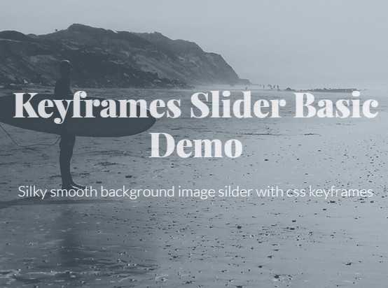 Silky Smooth Background Image Silder With CSS3 Keyframes