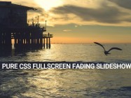 Pure CSS Fullscreen Fading Slideshow
