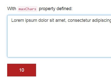 Twitter Like Character Counter with Pure Javascript – VCountdown