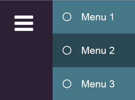 Minimal Slide-in Menu with JavaScript and CSS3 Transitions